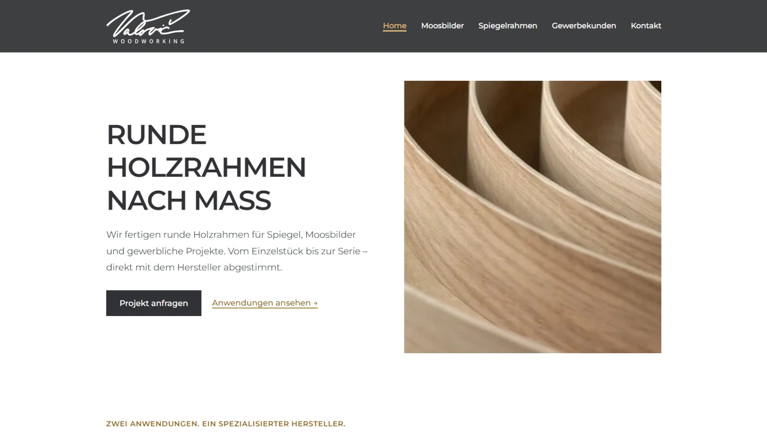 Runderahmen — B2B web · nemecký obsah · SEO